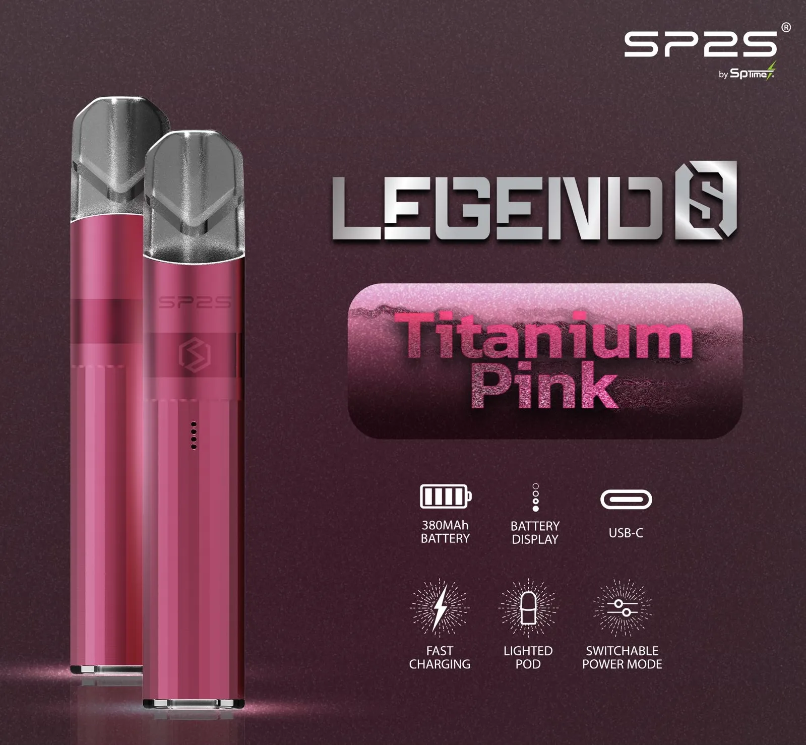 SP2S 鈦色主機（Legend S） 鈦粉